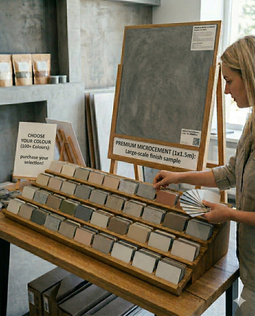 MicroCement Sample - Fine